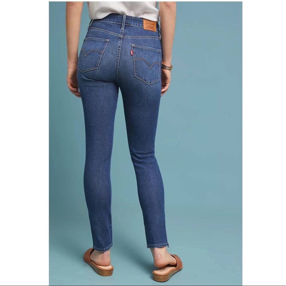 Anthropologie // Levi’s High Rise Skinny Jeans🌛 - Picture 5 of 12